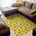 Retro Lollipop Print Floor Mat
