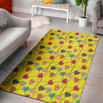 Retro Lollipop Print Area Rug