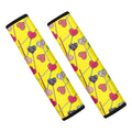 Retro Lollipop Print Car Seat Belt Covers