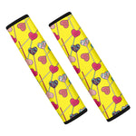Retro Lollipop Print Car Seat Belt Covers
