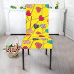 Retro Lollipop Print Dining Chair Slipcover