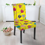 Retro Lollipop Print Dining Chair Slipcover