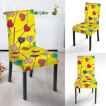 Retro Lollipop Print Dining Chair Slipcover