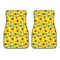 Retro Lollipop Print Front Car Floor Mats