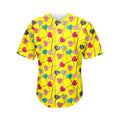 Retro Lollipop Print Men's Baseball Jersey