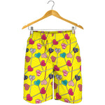 Retro Lollipop Print Men's Shorts