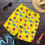 Retro Lollipop Print Men's Shorts