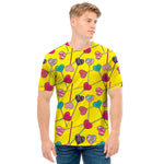 Retro Lollipop Print Men's T-Shirt