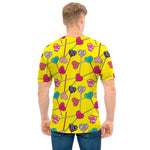 Retro Lollipop Print Men's T-Shirt