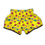 Retro Lollipop Print Muay Thai Boxing Shorts