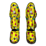 Retro Lollipop Print Muay Thai Shin Guard