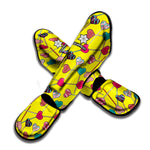 Retro Lollipop Print Muay Thai Shin Guard