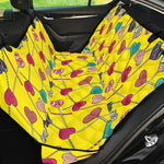 Retro Lollipop Print Pet Car Back Seat Cover