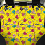 Retro Lollipop Print Pet Car Back Seat Cover