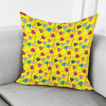 Retro Lollipop Print Pillow Cover
