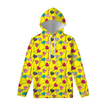 Retro Lollipop Print Pullover Hoodie