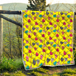 Retro Lollipop Print Quilt