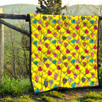 Retro Lollipop Print Quilt