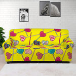 Retro Lollipop Print Sofa Cover