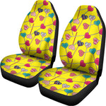 Retro Lollipop Print Universal Fit Car Seat Covers