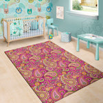 Retro Paisley Pattern Print Area Rug