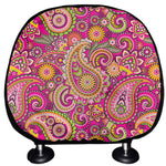 Retro Paisley Pattern Print Car Headrest Covers