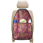 Retro Paisley Pattern Print Car Seat Organizers