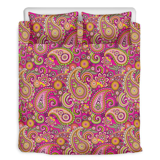 Retro Paisley Pattern Print Duvet Cover Bedding Set