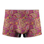 Retro Paisley Pattern Print Men's Boxer Briefs