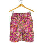 Retro Paisley Pattern Print Men's Shorts
