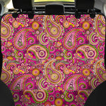 Retro Paisley Pattern Print Pet Car Back Seat Cover