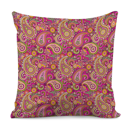 Retro Paisley Pattern Print Pillow Cover