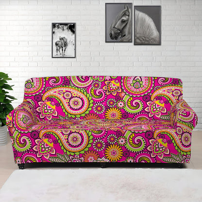 Retro Paisley Pattern Print Sofa Cover