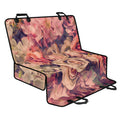 Retro Pink Roses Floral Print Pet Car Back Seat Cover
