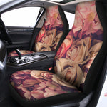 Retro Pink Roses Floral Print Universal Fit Car Seat Covers