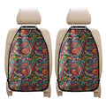 Retro Psychedelic Hippie Pattern Print Car Seat Organizers