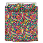 Retro Psychedelic Hippie Pattern Print Duvet Cover Bedding Set