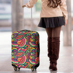 Retro Psychedelic Hippie Pattern Print Luggage Cover