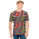 Retro Psychedelic Hippie Pattern Print Men's T-Shirt