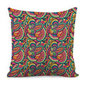 Retro Psychedelic Hippie Pattern Print Pillow Cover