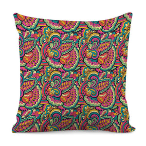 Retro Psychedelic Hippie Pattern Print Pillow Cover