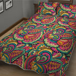 Retro Psychedelic Hippie Pattern Print Quilt Bed Set