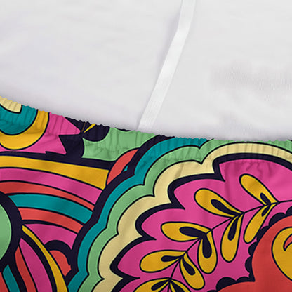Retro Psychedelic Hippie Pattern Print Sofa Cover