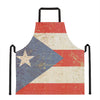 Retro Puerto Rican Flag Print Apron