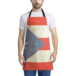 Retro Puerto Rican Flag Print Apron