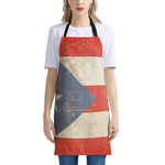 Retro Puerto Rican Flag Print Apron