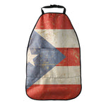 Retro Puerto Rican Flag Print Car Seat Organizers