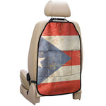 Retro Puerto Rican Flag Print Car Seat Organizers
