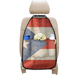 Retro Puerto Rican Flag Print Car Seat Organizers