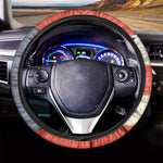 Retro Puerto Rican Flag Print Car Steering Wheel Cover